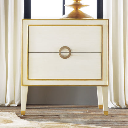Modern History Home Retro 2 Drawer Rectangular Accent Chest