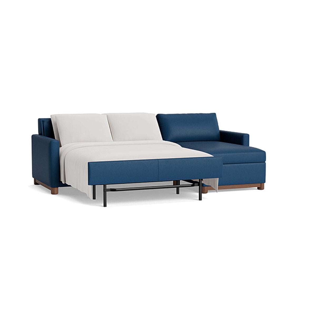 Reve Leather Sofa with Chaise (112")