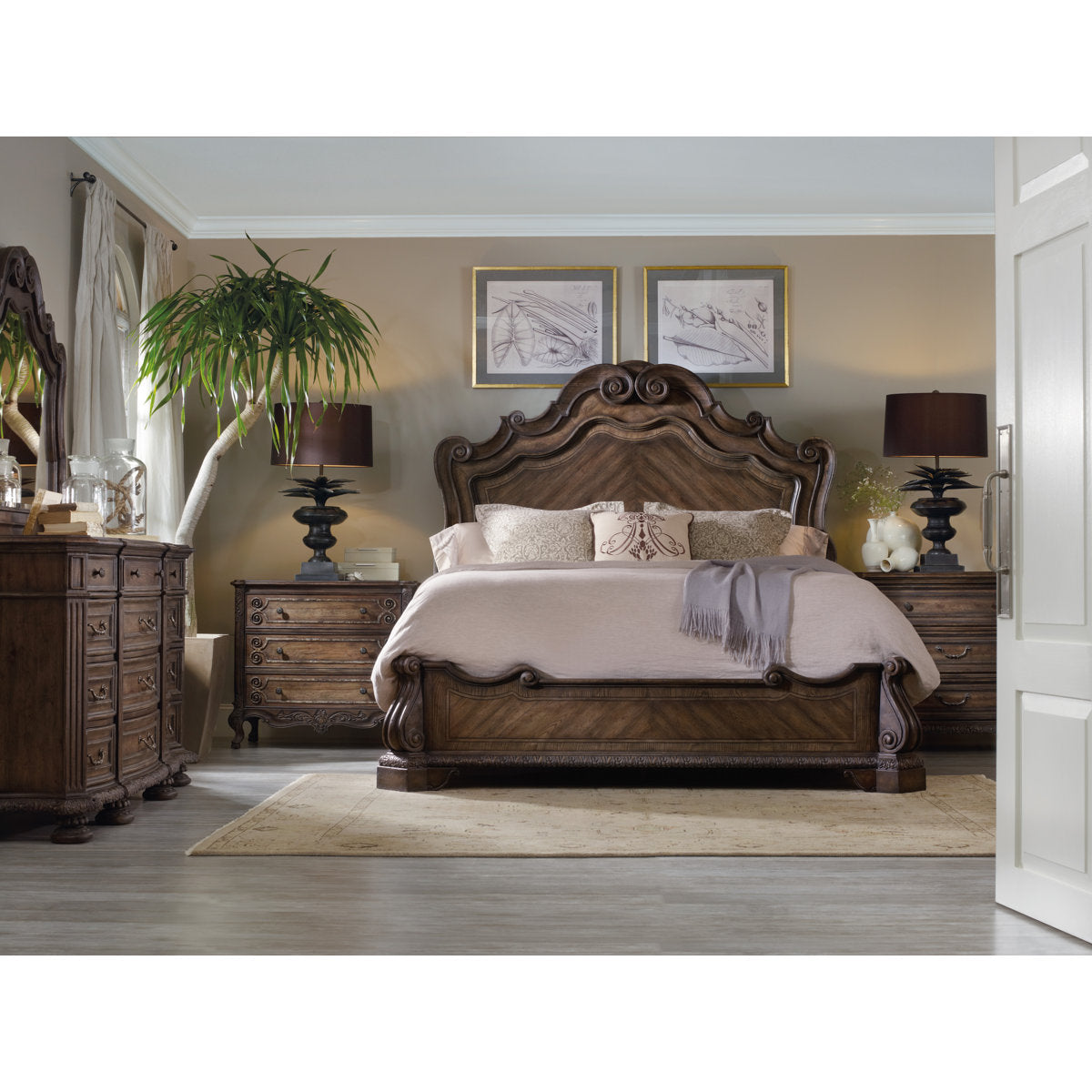 Hooker Furniture Rhapsody Panel Bed
