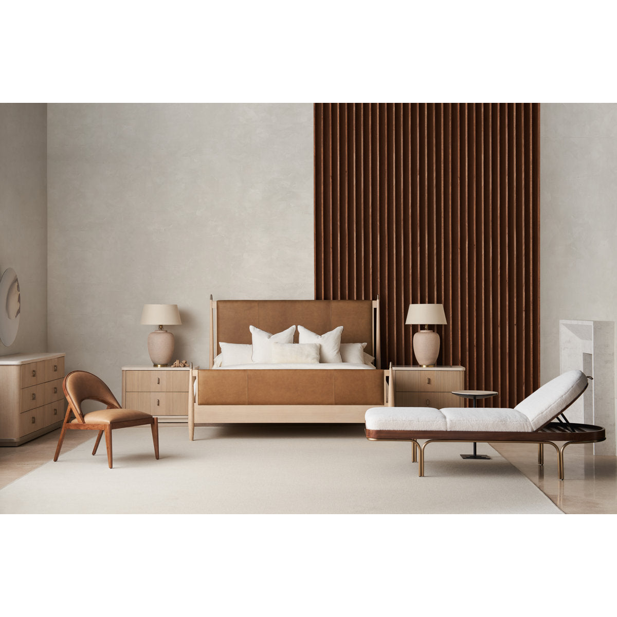 Caracole Rhythm Upholstered Chaise Lounge