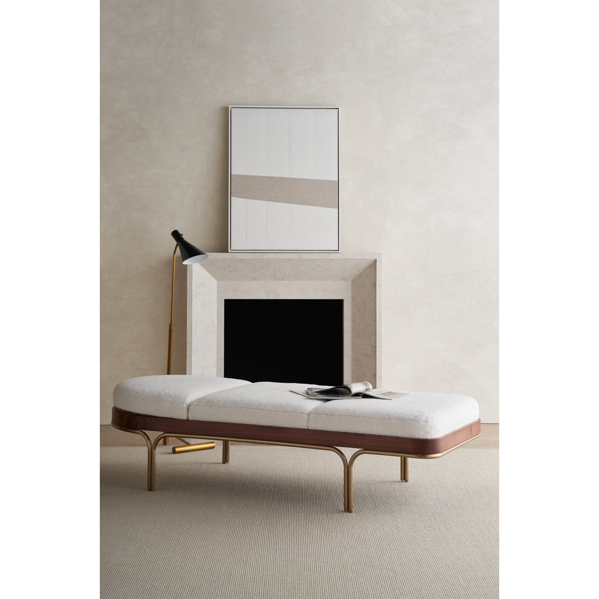 Caracole Rhythm Upholstered Chaise Lounge