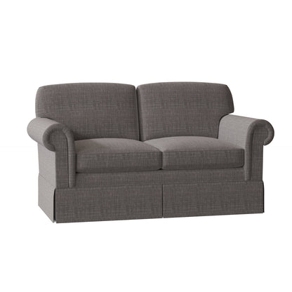 Duralee Ricardo 65 Rolled Arm Loveseat