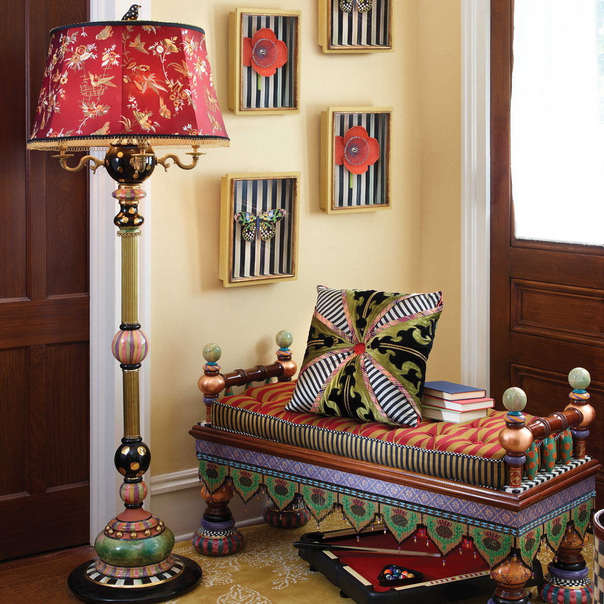 Mackenzie Childs Ridiculous Bench