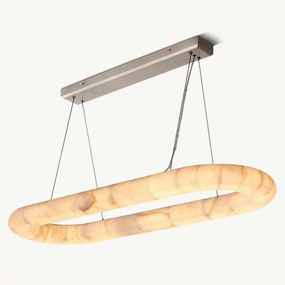 Rivage Lisse Oval Chandelier 57"