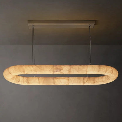 Rivage Lisse Oval Chandelier 57"