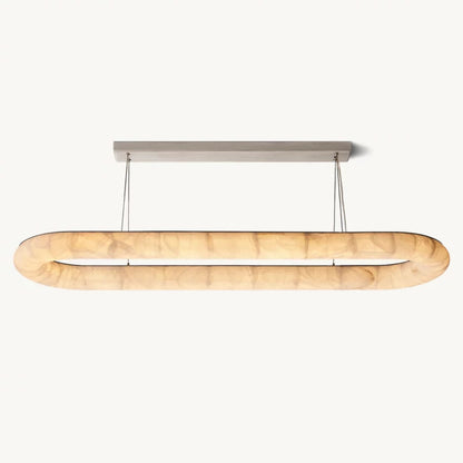 Rivage Lisse Oval Chandelier 74"