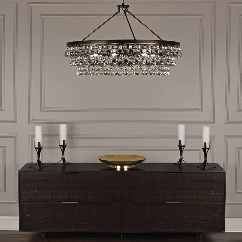 Robert Abbey Bling Round Chandelier 35"