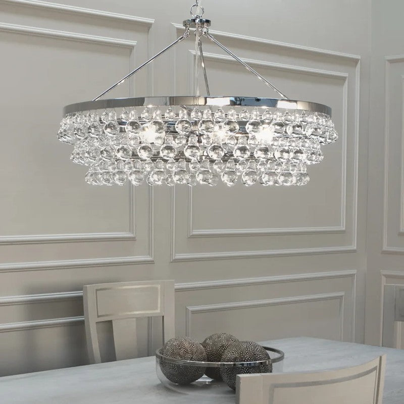 Robert Abbey Bling Round Chandelier 35"