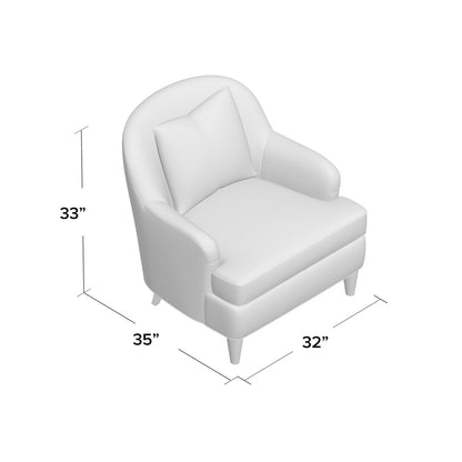 Rockford Armchair Chair with Ottoman