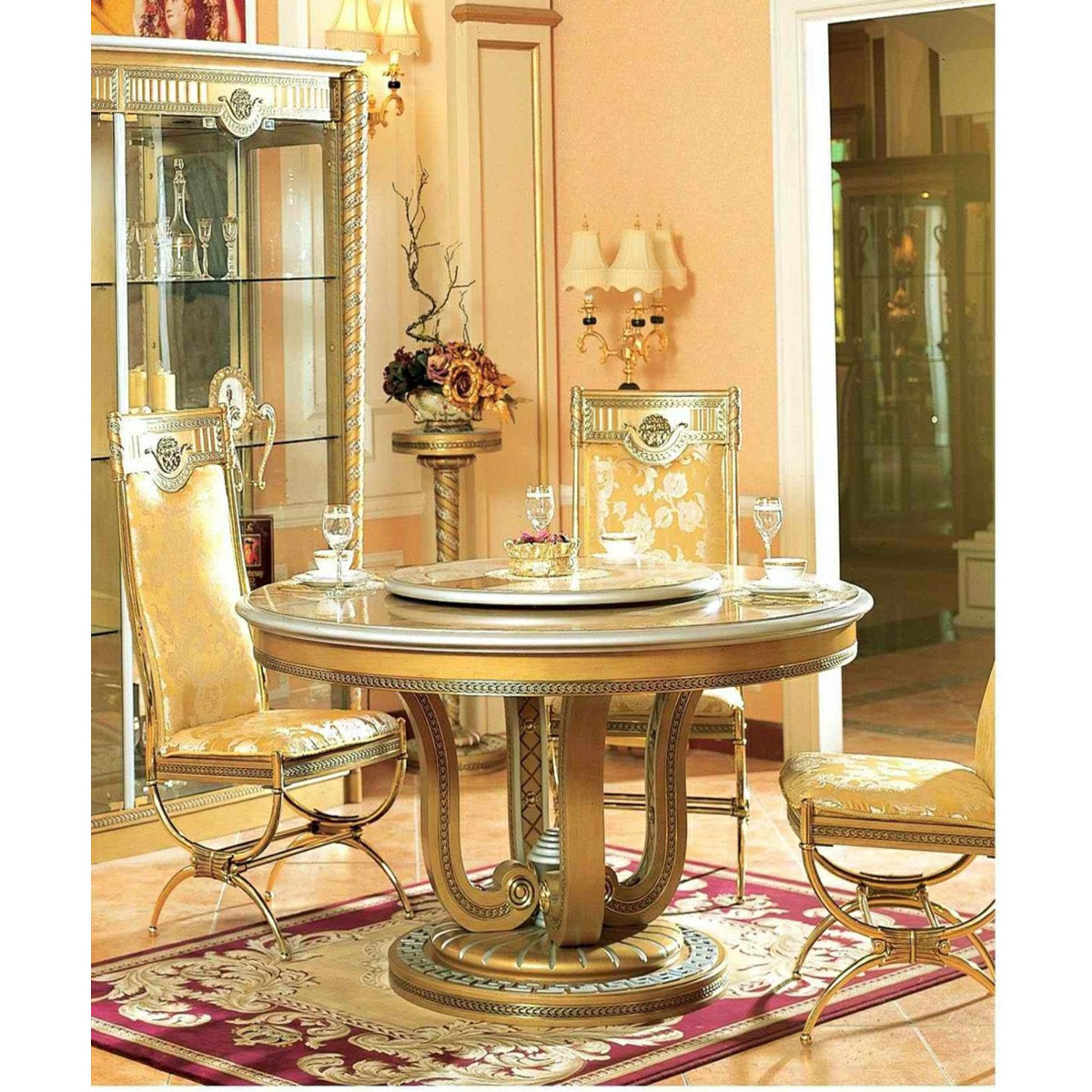 Infinity Furniture Import Pedestal Dining Table