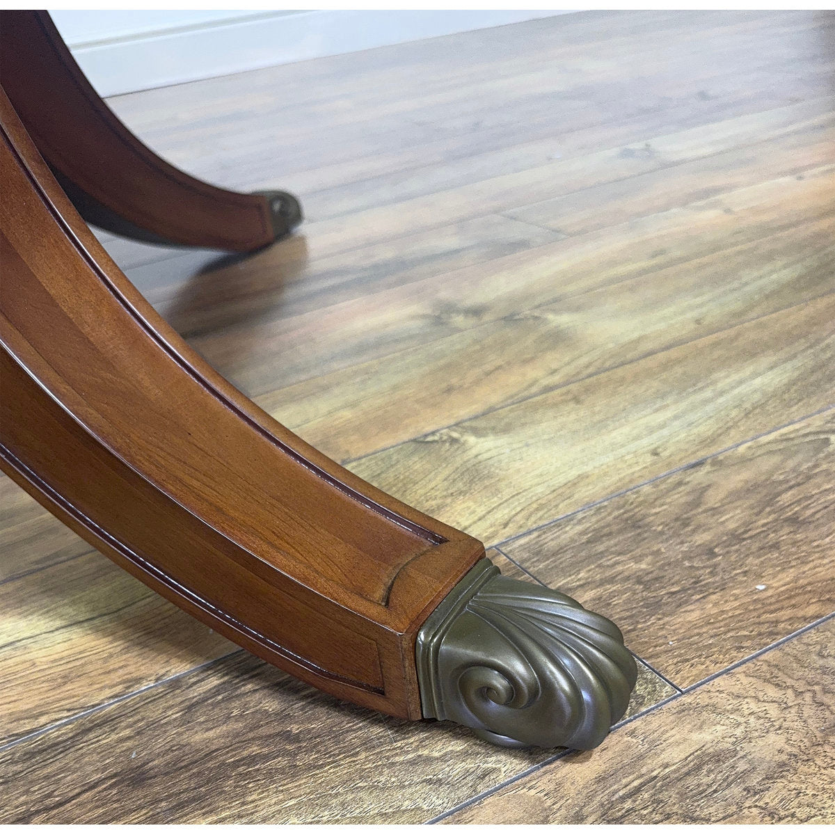 Round Mahogany Dining Table For Seating 10-12 People