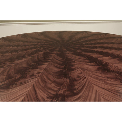 Round Mahogany Dining Table For Seating 10-12 People