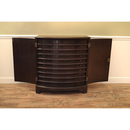 Round Mahogany Wood Dining Table