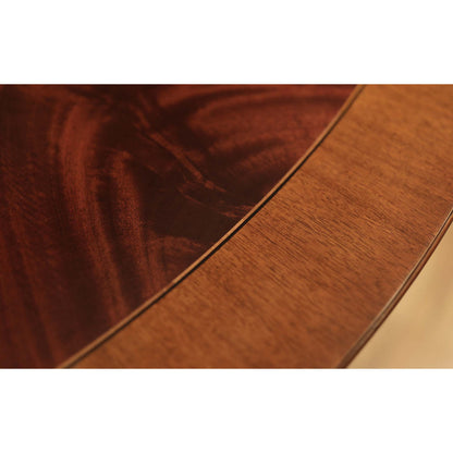Round Mahogany Wood Dining Table