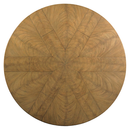 Round Mahogany Wood Dining Table
