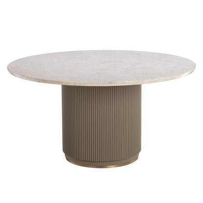 Round Marble Dining Table