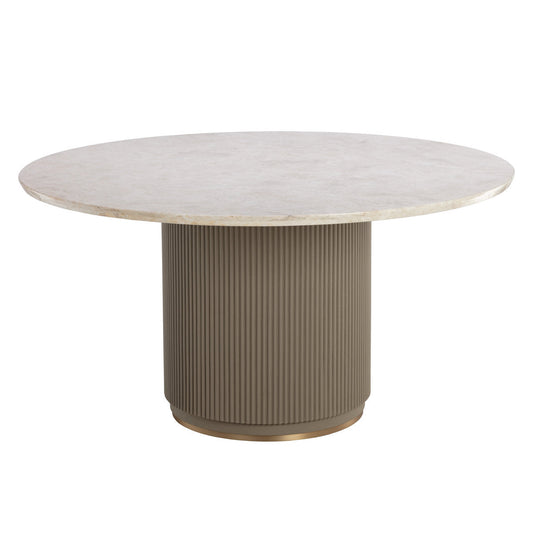 Round Marble Dining Table