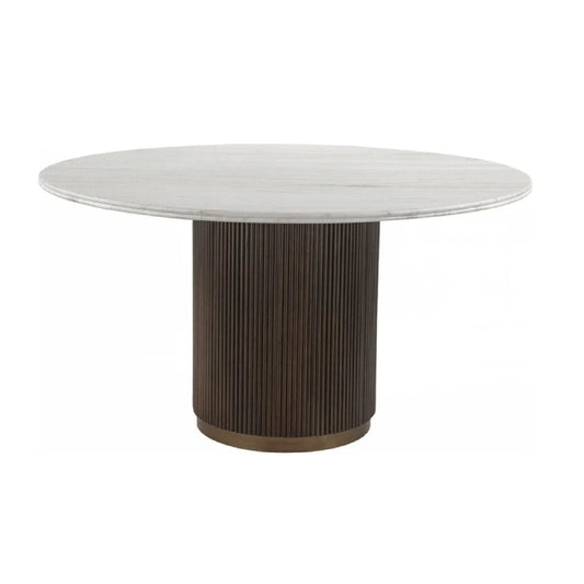 Round Marble Dining Table