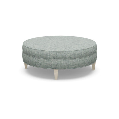 Paul Robert 48 Wide Round Standard Ottoman With Tapered Leg
