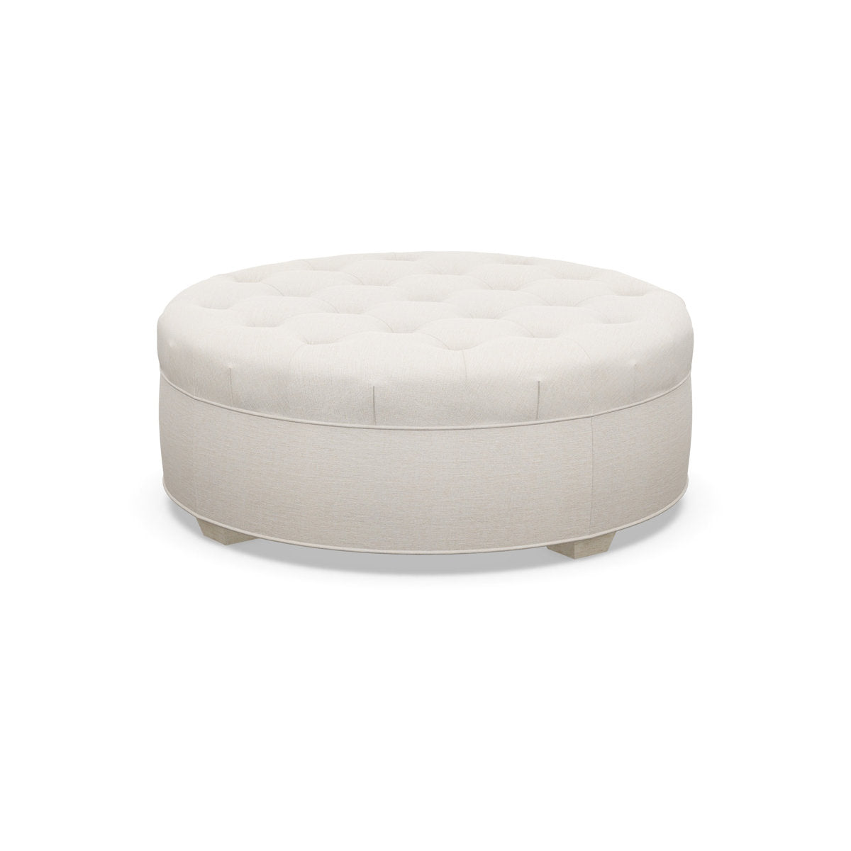 Paul Robert 20 H X 48 W Tufted Round Cocktail Ottoman