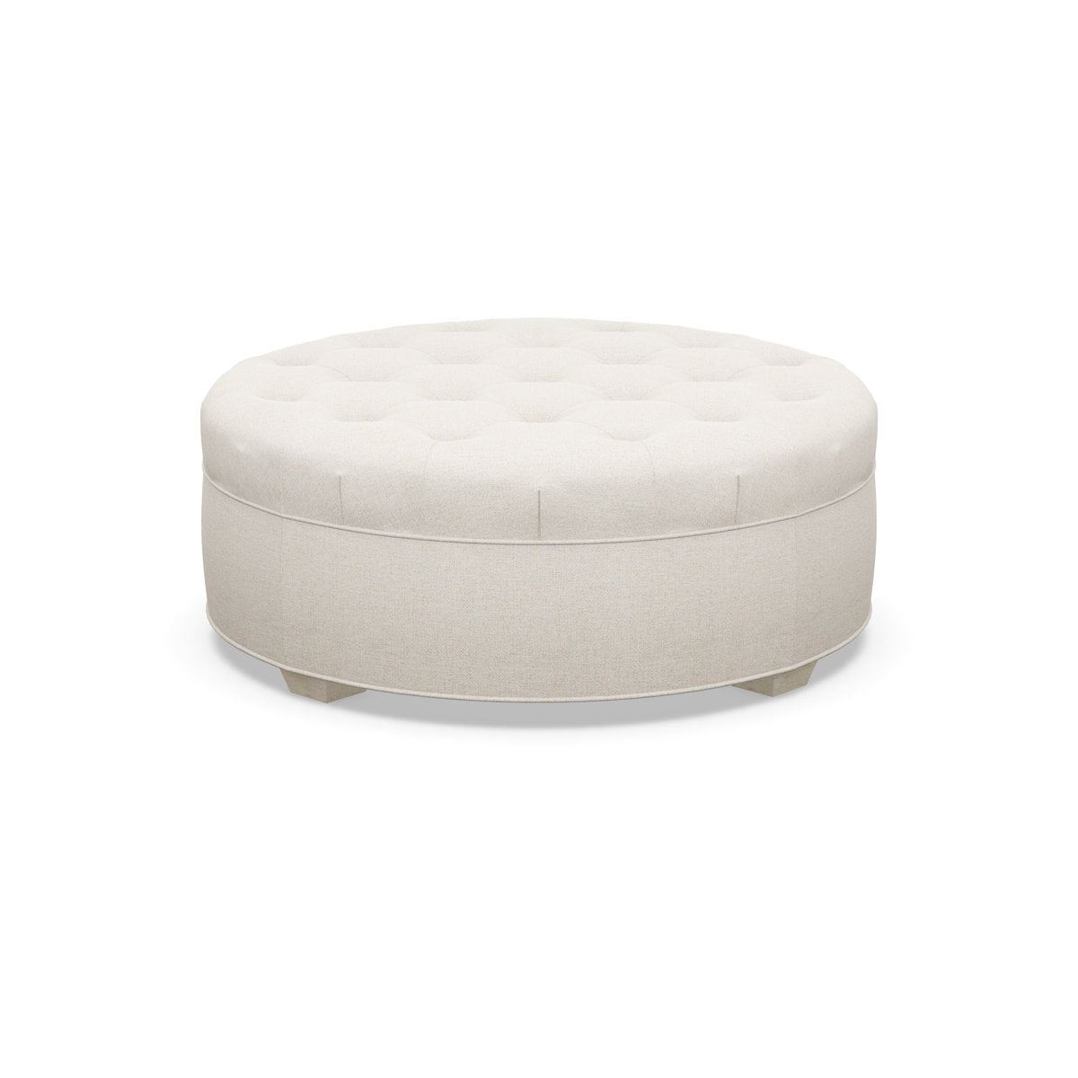 Paul Robert 20 H X 48 W Tufted Round Cocktail Ottoman