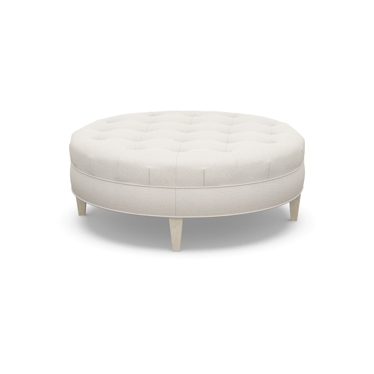Paul Robert 19 H X 48 W Tufted Round Cocktail Ottoman