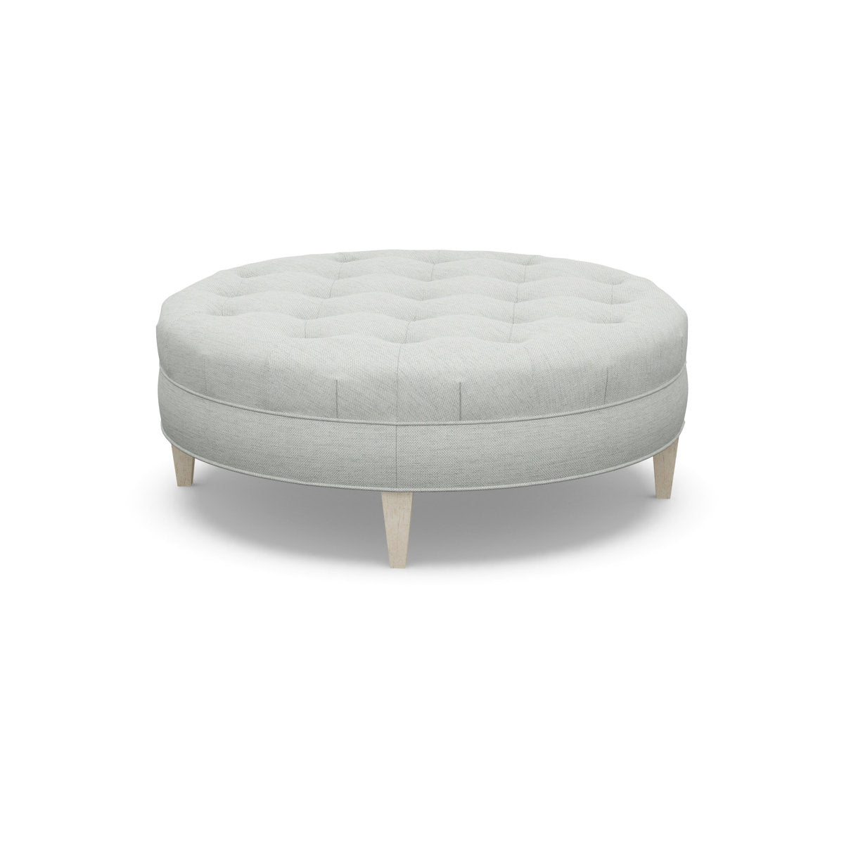 Paul Robert 19 H X 48 W Tufted Round Cocktail Ottoman