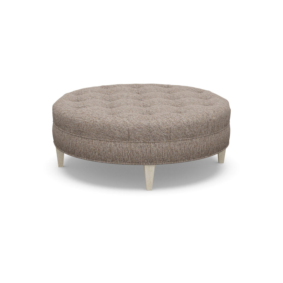 Paul Robert 19 H X 48 W Tufted Round Cocktail Ottoman