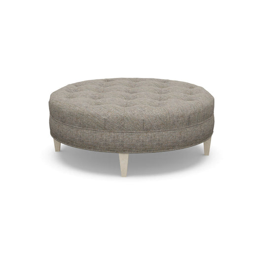 Paul Robert 19 H X 48 W Tufted Round Cocktail Ottoman