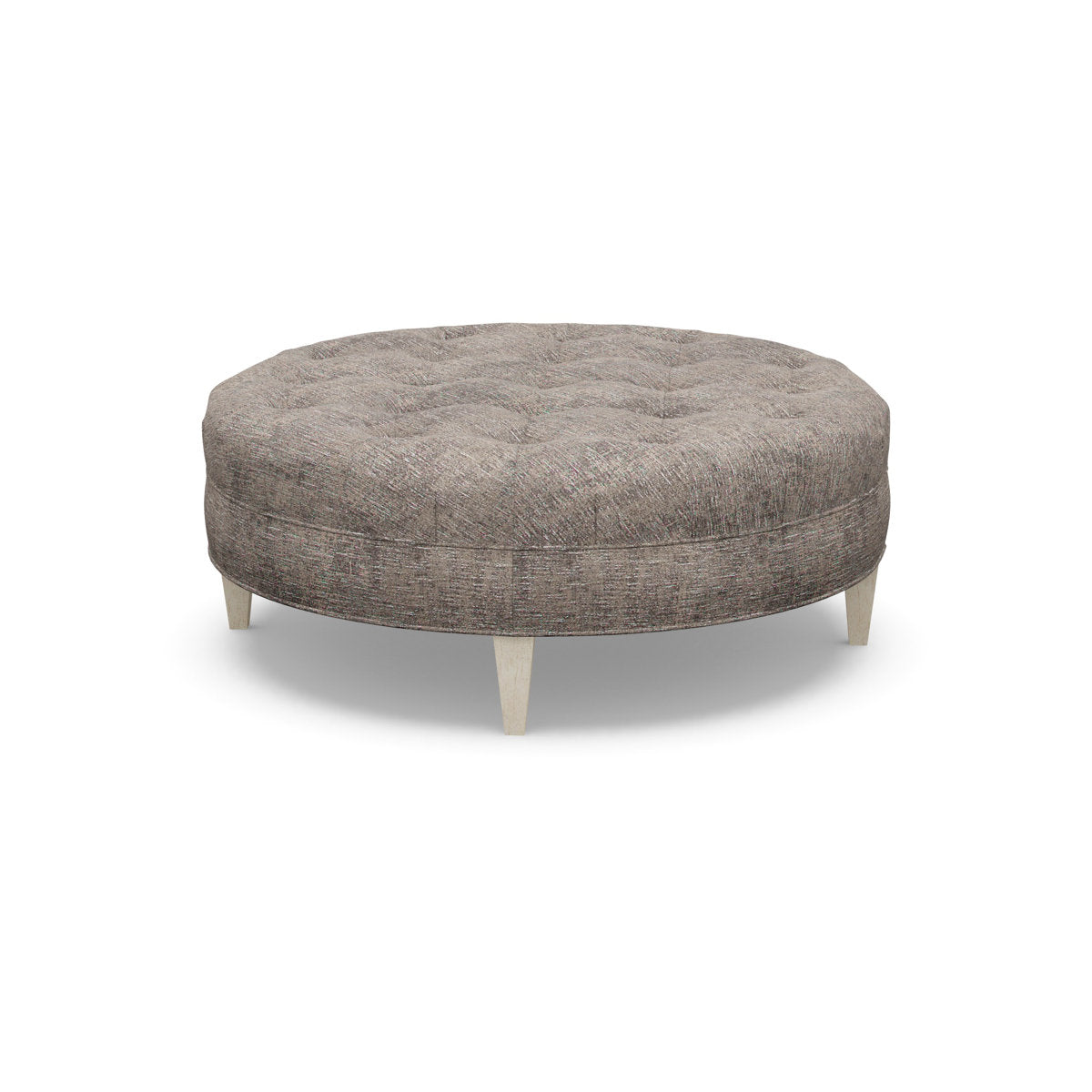Paul Robert 19 H X 48 W Tufted Round Cocktail Ottoman
