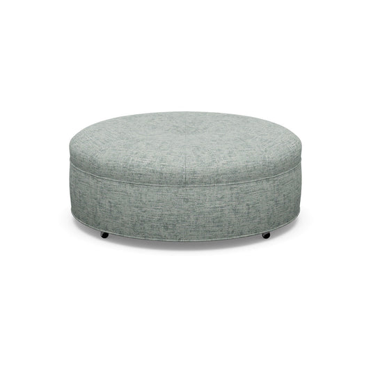 Paul Robert 54 Wide Round Cocktail Ottoman