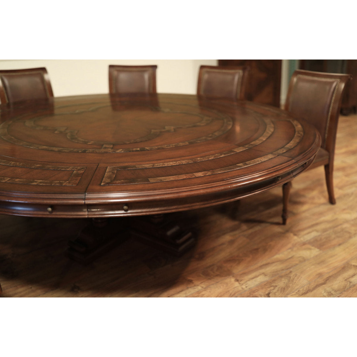 Round Solid Wood Dining Table