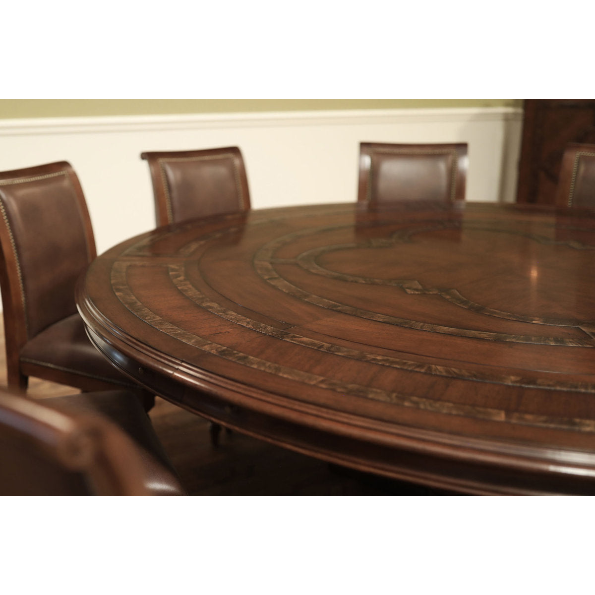 Round Solid Wood Dining Table