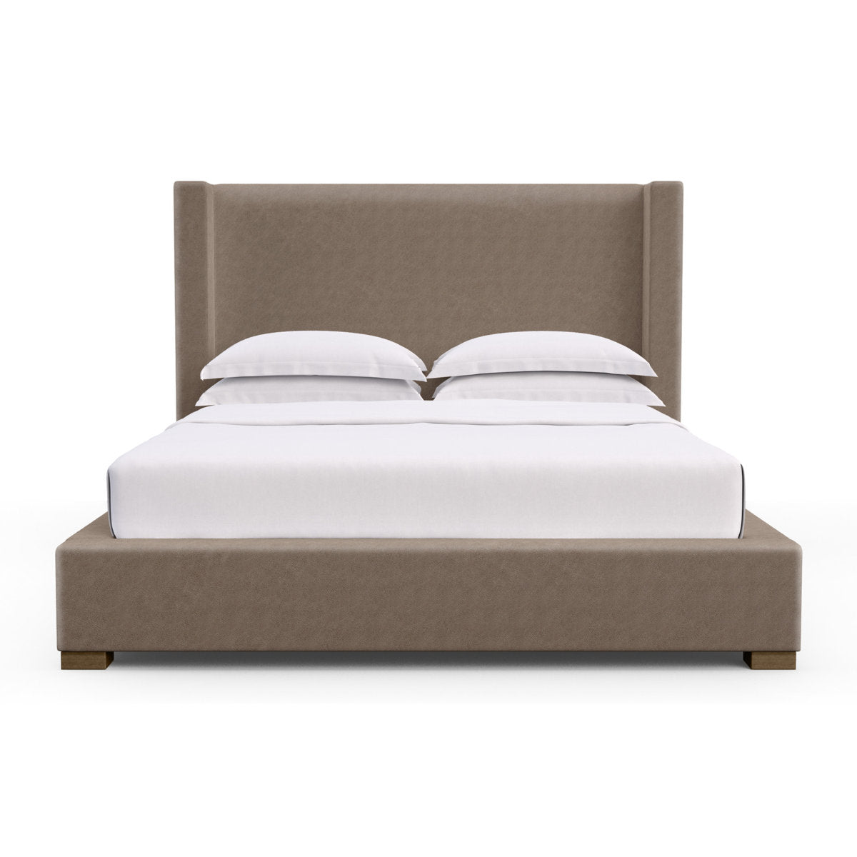 Roxborough Upholstered Wingback Bed