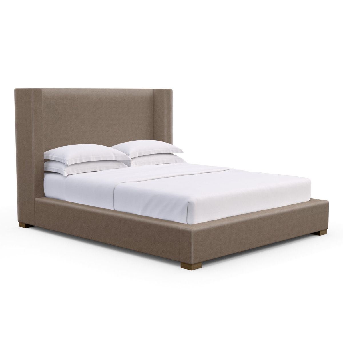 Roxborough Upholstered Wingback Bed