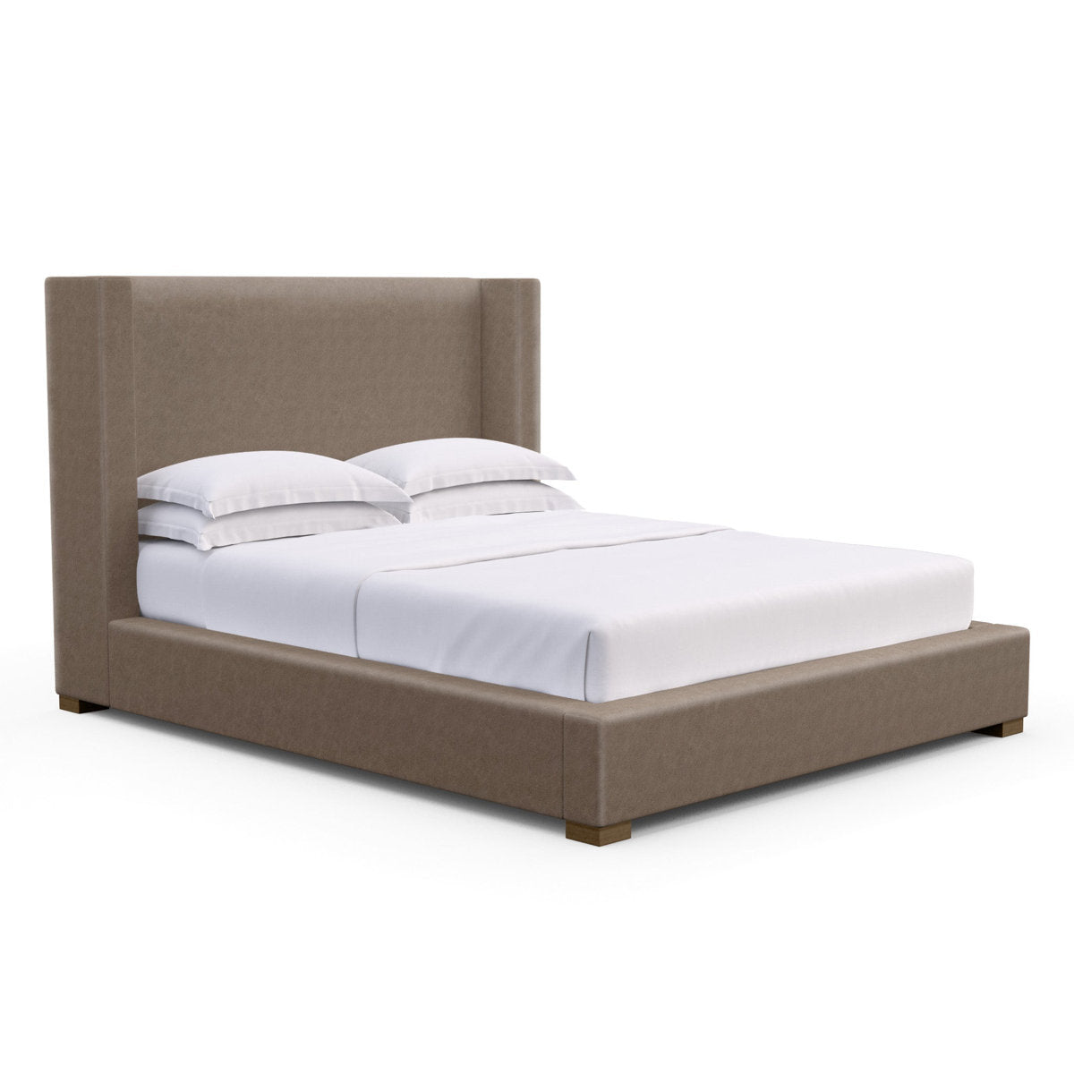 Roxborough Upholstered Wingback Bed