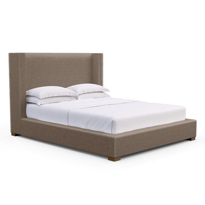 Roxborough Upholstered Wingback Bed