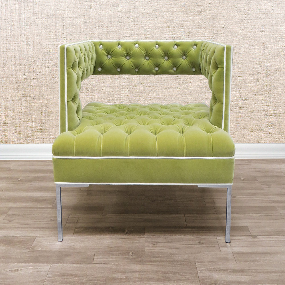 Haute House Home Rubric 285 Wide Tufted Velvet Armchair