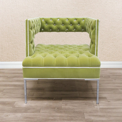 Haute House Home Rubric 285 Wide Tufted Velvet Armchair