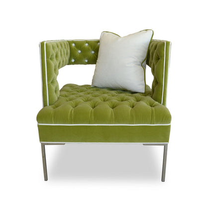 Haute House Home Rubric 285 Wide Tufted Velvet Armchair