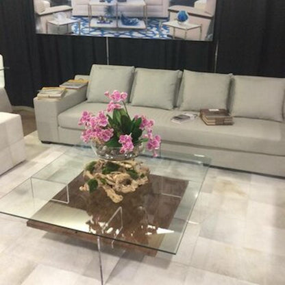Ruby Glass Coffee Table