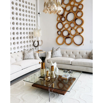 Ruby Glass Coffee Table