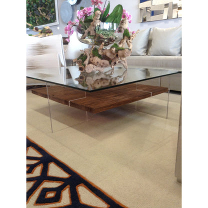 Ruby Glass Coffee Table