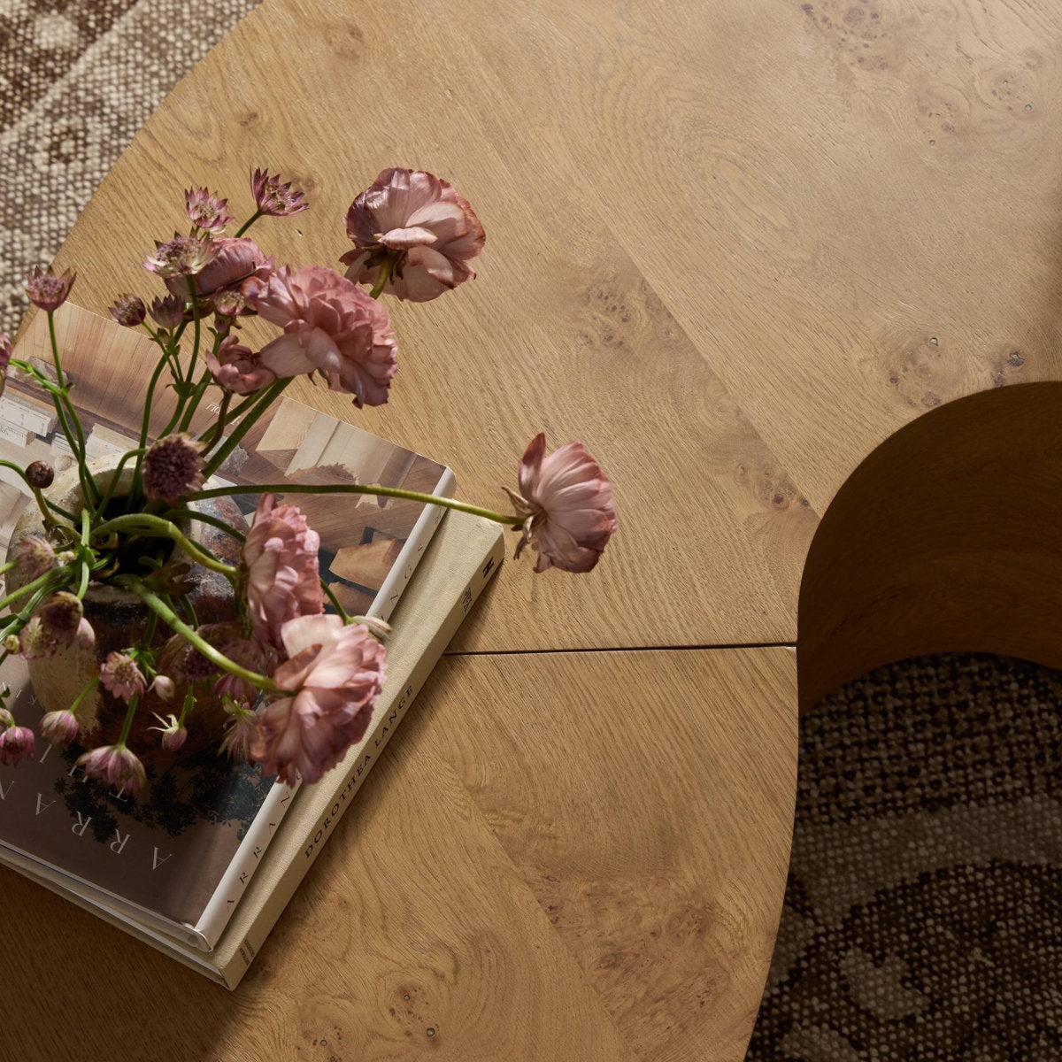 Rue Coffee Table-Barley Medium Burl Oak
