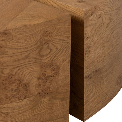 Rue Coffee Table-Barley Medium Burl Oak