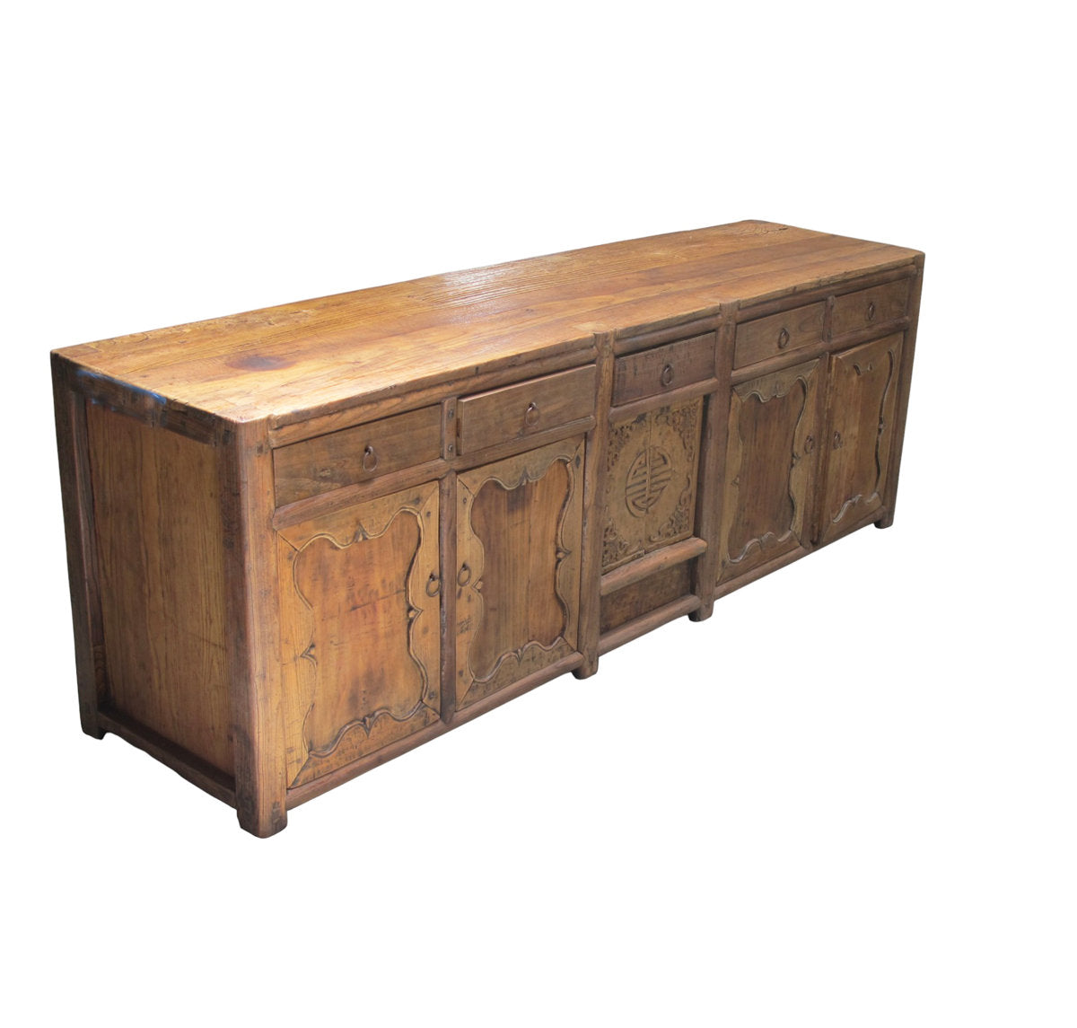 Rustic 17th Century Elm Sideboard