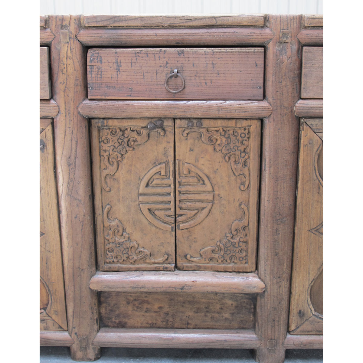 Rustic 17th Century Elm Sideboard