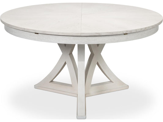 Casual Jupe Extendable Dining Table in Working White Oak