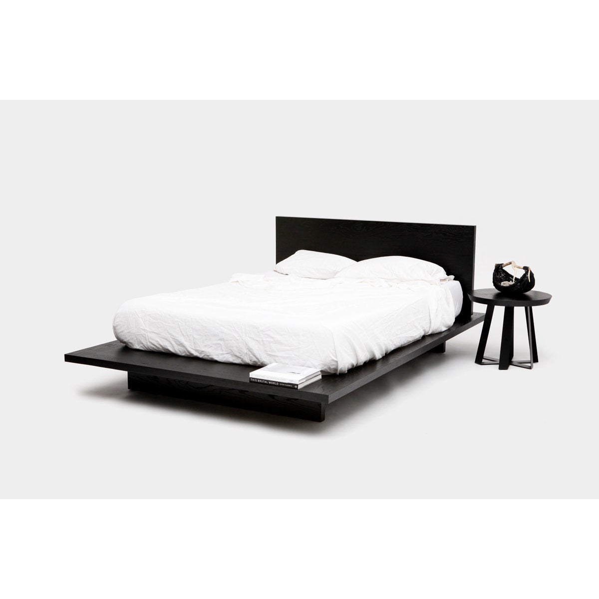 Artless Sqb Solid Wood Low Profile Platform Bed