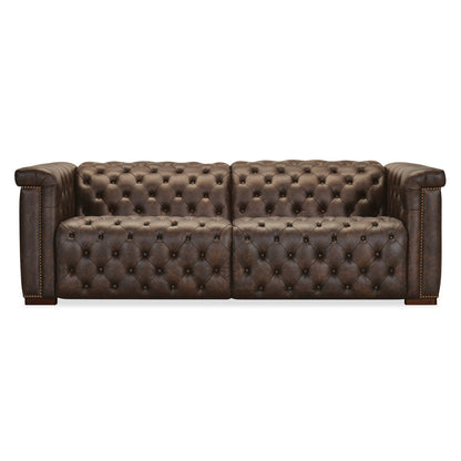 Hooker Furniture Savion Deux Sofa With Power Recliners And Power Headrests